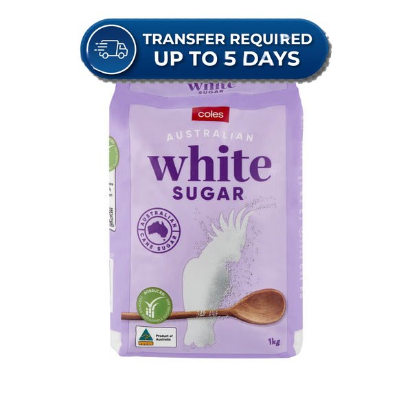 Coles Sugar White 1kg -(Extended Dispatch)