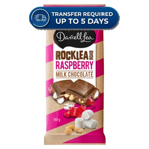 Darrell Lea Block Rocklea Road Raspberry Chocolate 170g -(Extended Dispatch)