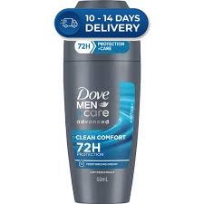 Dove Men +Care Advanced Clean Comfort Roll On 72h Protection 50mL -(Extended Dispatch)