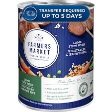 Farmers Market Adult Wet Dog Food Lamb Stew With Vegetables & Brown Rice 400g -(Extended Dispatch)