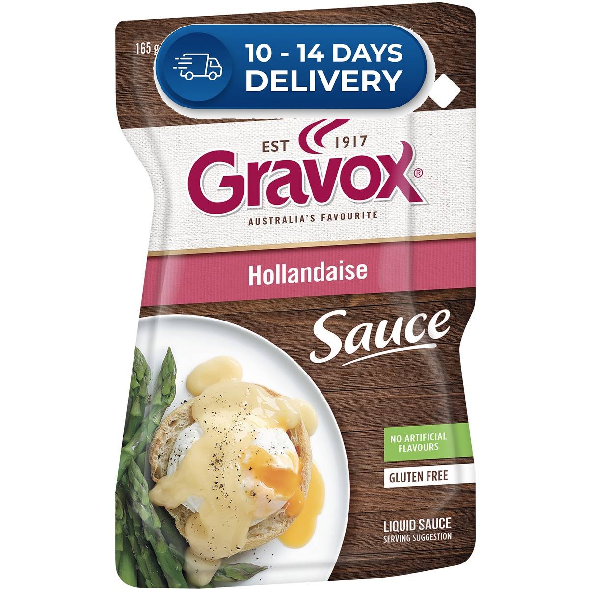 Gravox Pouch Sauce Hollandaise 165g -(Extended Dispatch)