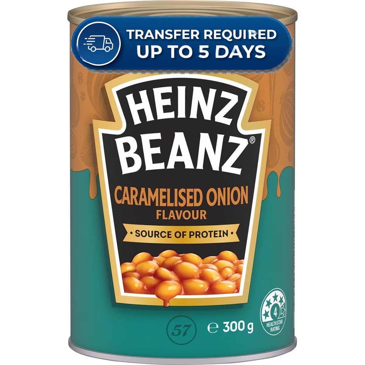 Heinz Baked Beans Caramelised Onion 300g -(Extended Dispatch)
