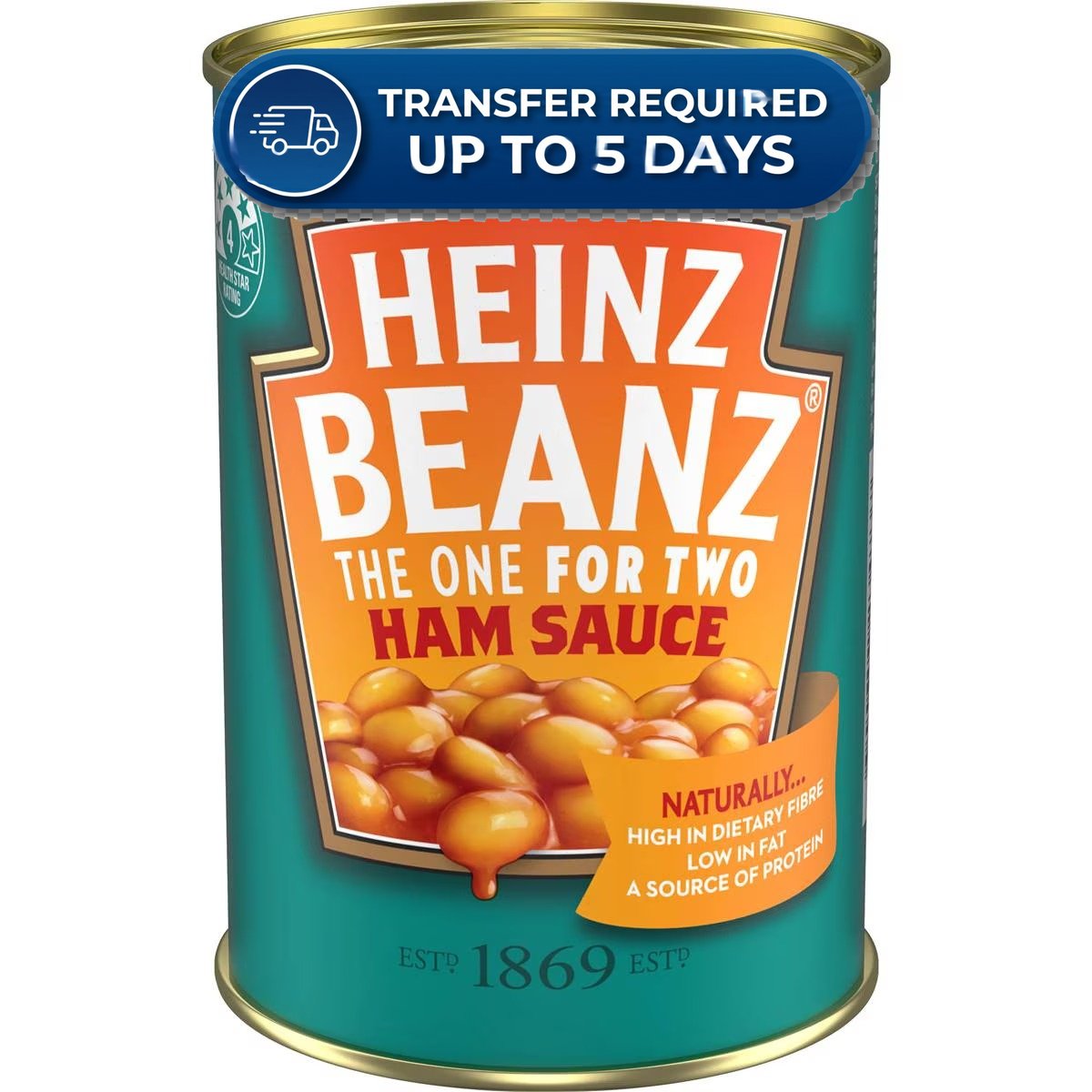 Heinz Baked Beans Ham Sauce 300g -(Extended Dispatch)