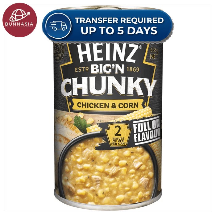 Heinz Soup Big N Chunky Chicken & Corn 535g -(Extended Dispatch)