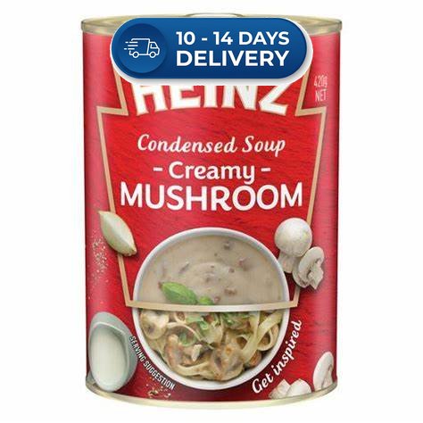 Heinz Soup Condensed Creamy Mushroom 420g -(Extended Dispatch)