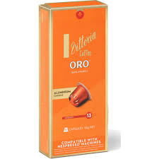 Vittoria Oro Nespresso Compatible Coffee Capsules 10 pack 52g