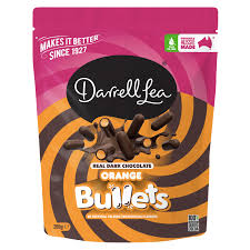 Darrell Lea Dark Orange Bullets 200g