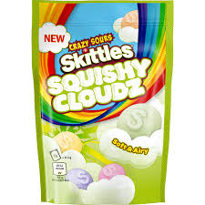 Skittles Sours Cloudz Chewy Lollies 120g