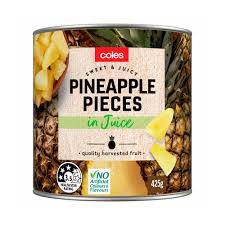 Coles Pineapple Pieces IN Juice 425g