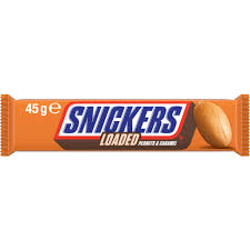Snickers Loaded Chocolate Bar Peanuts Caramel 45g