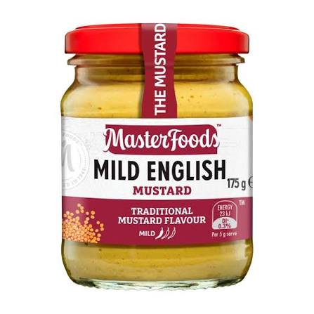 Austreats Special - Masterfoods Mustard Mild English 175g