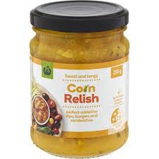 Woolworths Corn Relish 250g