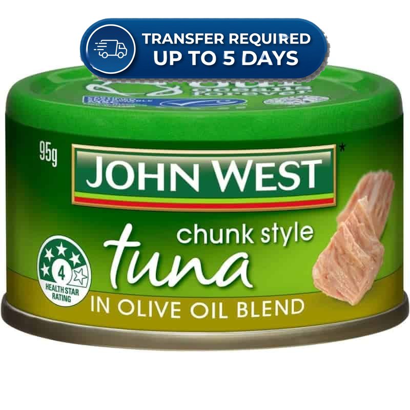 John West Tuna Chunky Olive Oil Blend 95g -(Extended Dispatch)