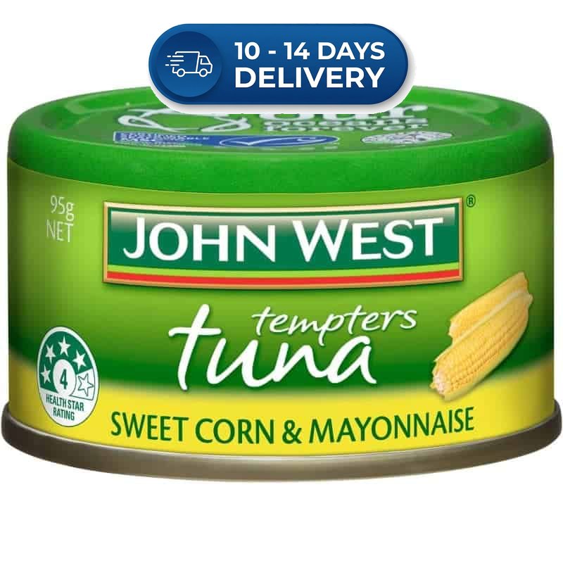 John West Tuna Tempters Sweet Corn & Mayonnaise 95g -(Extended Dispatch)