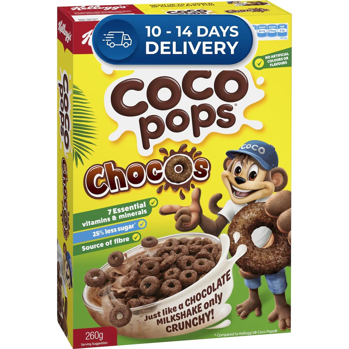 Kellogg's Coco Pops Chocos 260g -(Extended Dispatch)