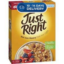Kellogg's Just Right 740g -(Extended Dispatch)