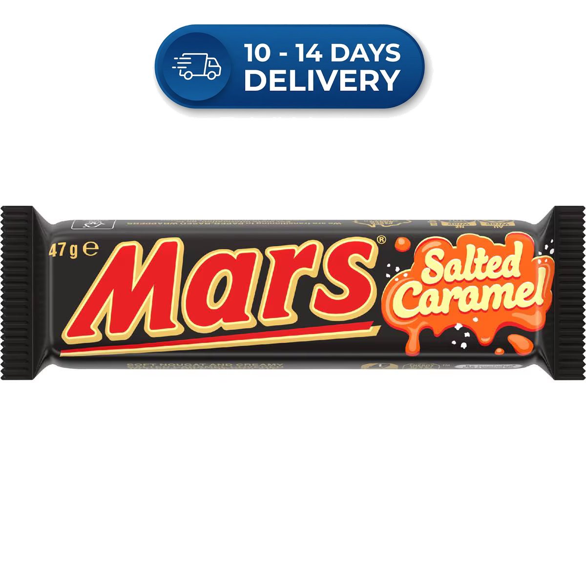 Mars Salted Caramel Milk Chocolate Bar 47g -(Extended Dispatch)