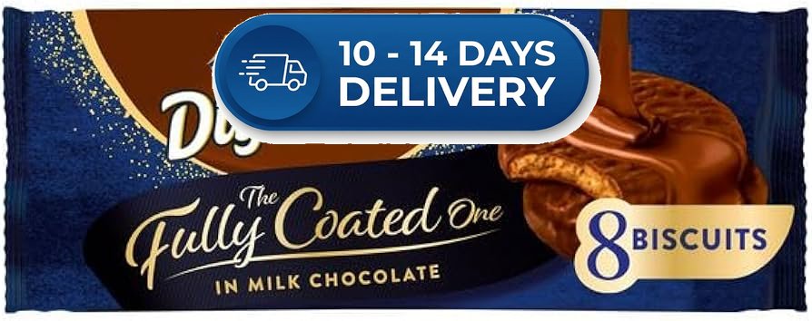 McVitie's Digestives Fully Coated (8pk) 158g -(Extended Dispatch)