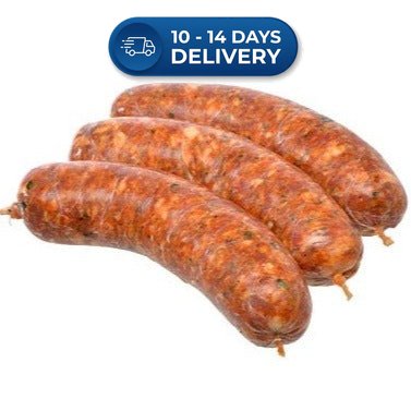 Frozen Sausages Pork Spicy Herb (4 links) 400g -(Extended Dispatch)