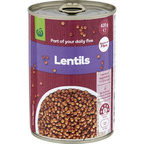 Woolworths Beans Lentils 420g