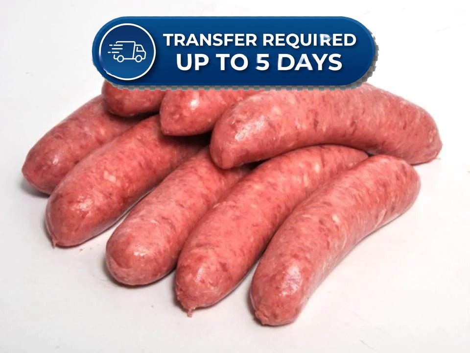Frozen Sausages Beef (Thick) (5 links) 500g -(Extended Dispatch)
