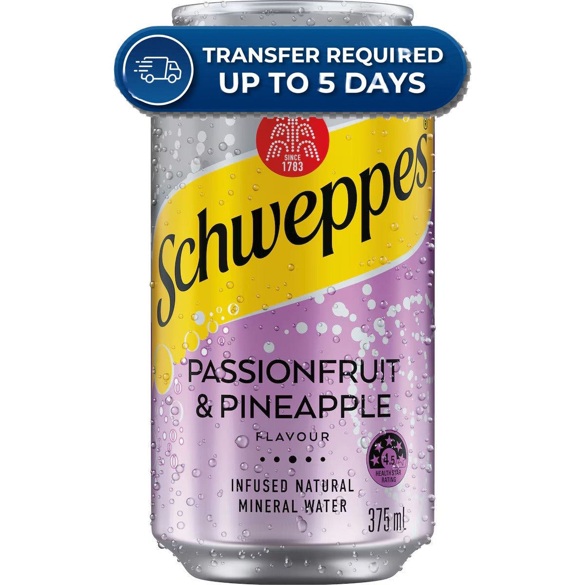 Schweppes Can Infused Passionfruit & Pineapple 375ml -(Extended Dispatch)