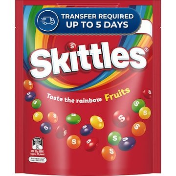 Skittles Fruits Chewy Lollies Party Share Bag | 380g -(Extended Dispatch)