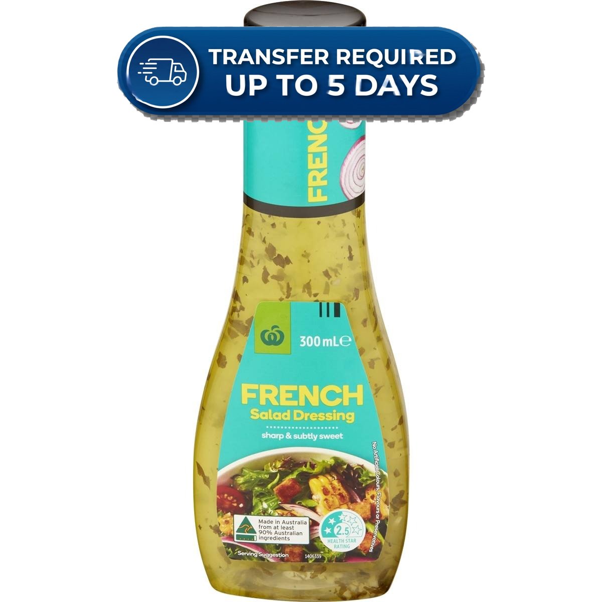 Woolworths Dressing French 300ml*** -(Extended Dispatch)