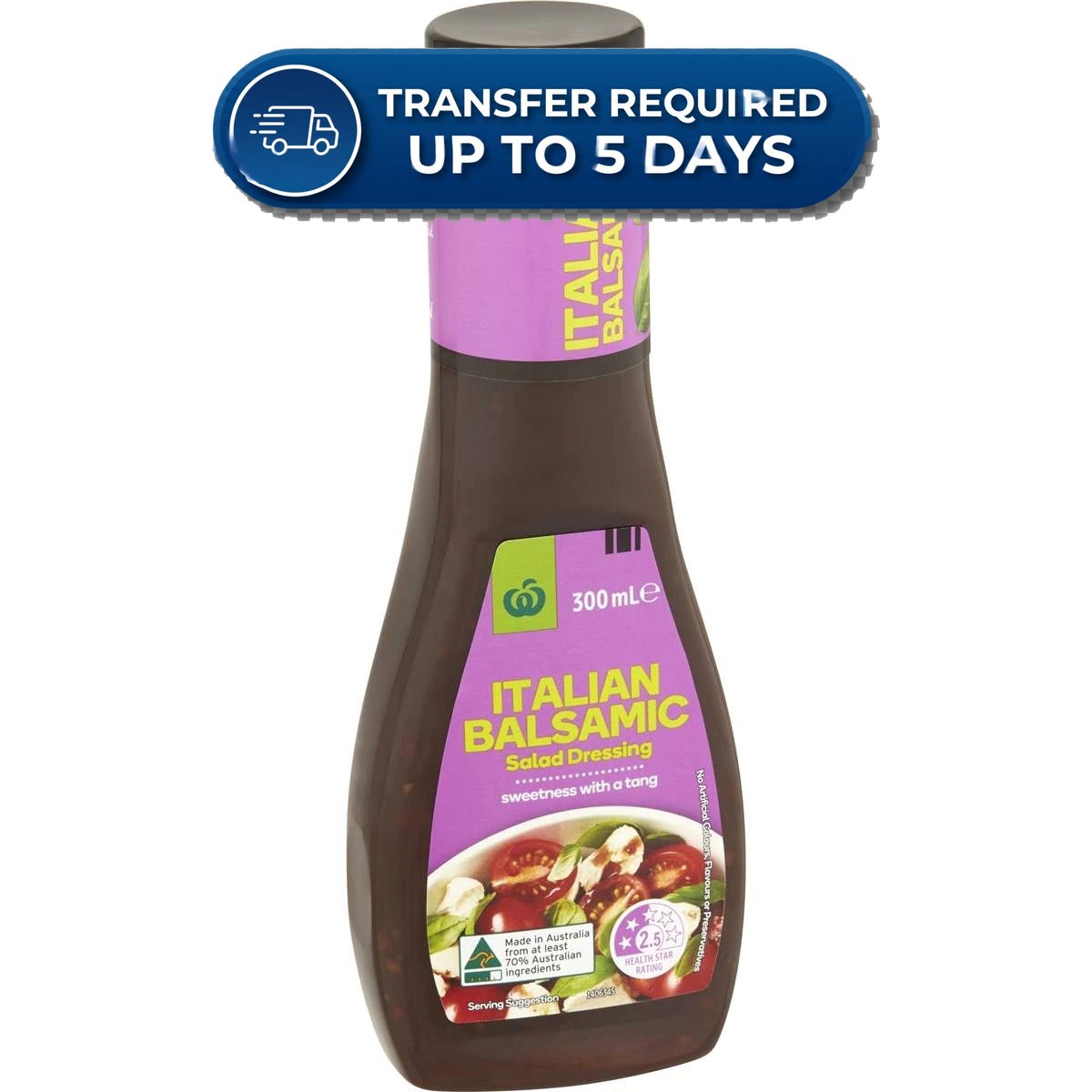 Woolworths Italian Balsamic Dressing 300ml*** -(Extended Dispatch)