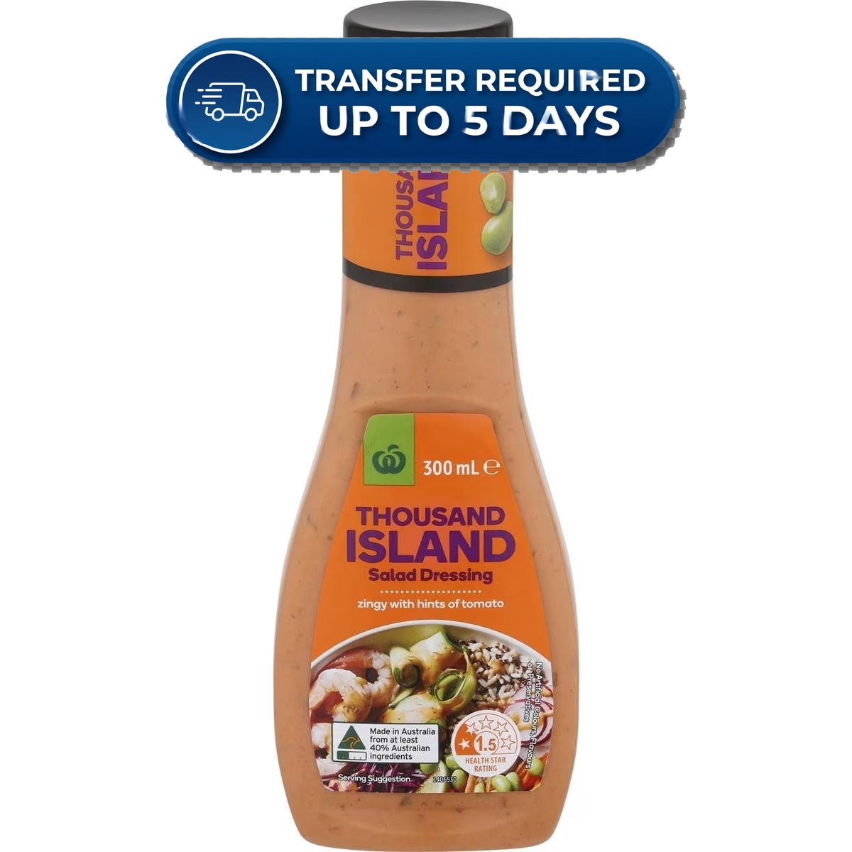 Woolworths Dressing Thousand Island 300ml** -(Extended Dispatch)
