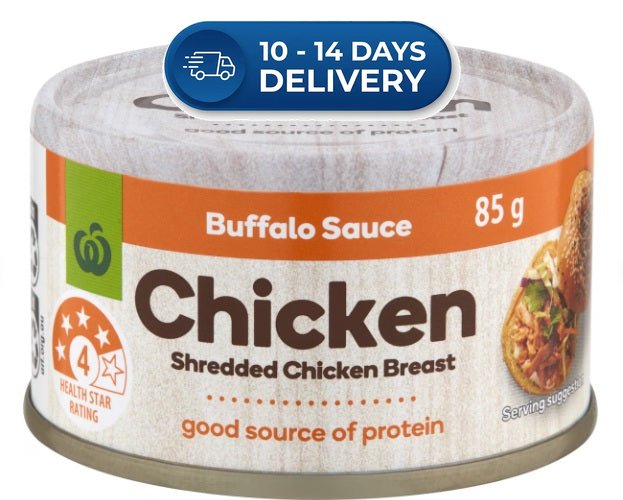 Woolworths Shredded Chicken Breast Buffalo Sauce 85g -(Extended Dispatch)