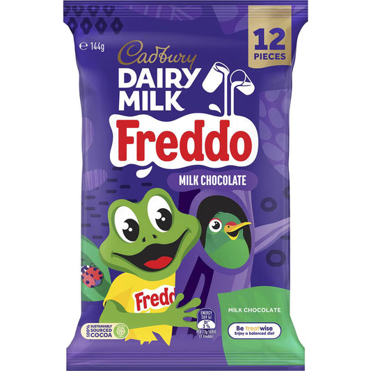 Cadbury Dairy Milk Chocolate Freddo Sharepack 12 Pack | 144g