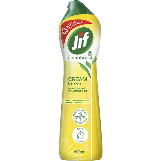 Jif Cream Cleanser With Micro Particles Lemon 500mL