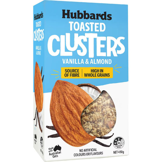 Hubbards Vanilla & Almond Toasted Clusters 450g