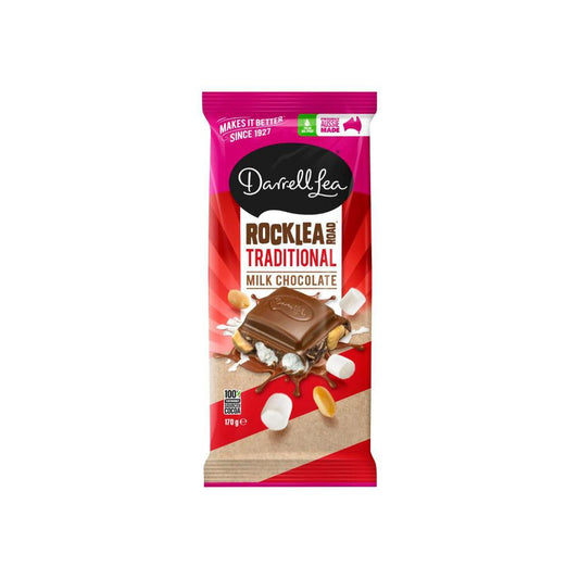 Darrell Lea Rocklea Road Block Traditional Chocolate 170g