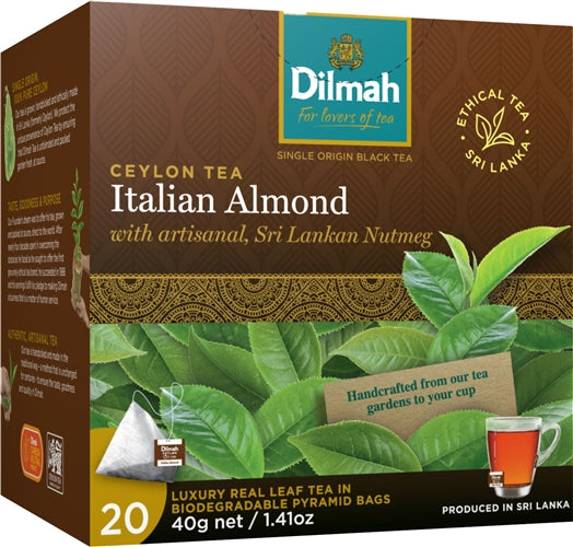 Dilmah Ceylon Tea Italian Almond (20pk) 40g