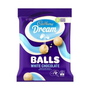 Cadbury Dream White Chocolate Balls 127g