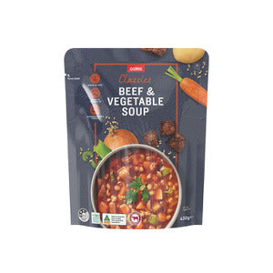 Coles Soup Pouch Beef & Vegetable 430g - do not reorder