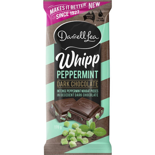 Darrell Lea Block Whipp Peppermint Dark 170g