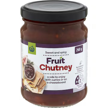 Woolworths Fruit Chutney 260g