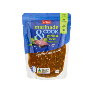 Coles Marinade & Cook Garlic & Herb 120g