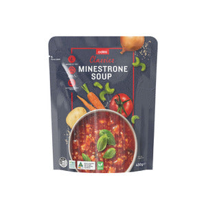 Coles Soup Pouch Minestrone 430g - do not reorder