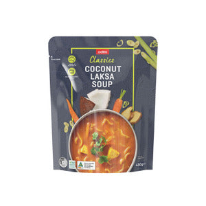 Coles Soup Pouch Coconut Laksa 430g - do not reorder