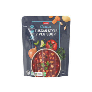 Coles Soup Pouch Tuscan Style 7 Veg 430g - do not reorder