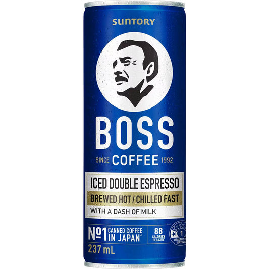 Suntory Boss Iced Coffee Double Espresso 237mL