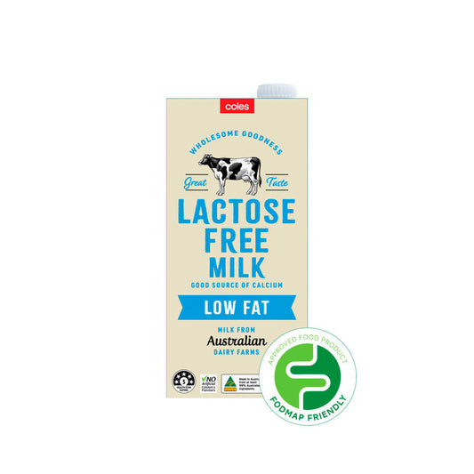 Coles Lactose Free UHT Milk Low Fat  1L