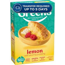 Approaching or Just Over Best Before Date – Green's Pudding Lemon Sponge 260g