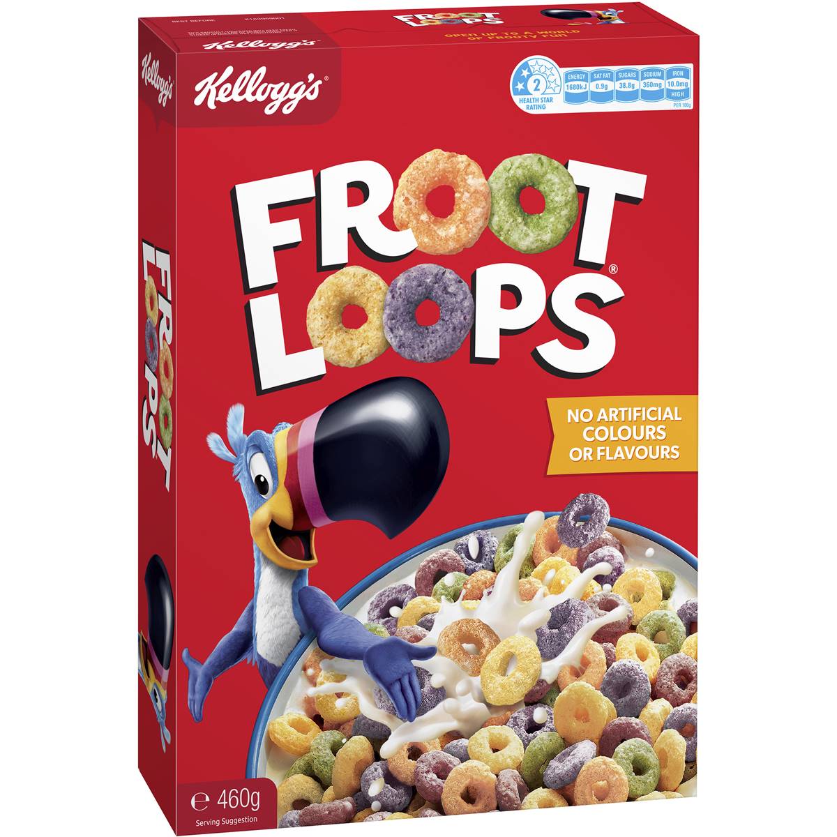 Approaching or Just Over Best Before Date – Kellogg's Froot Loops 460g