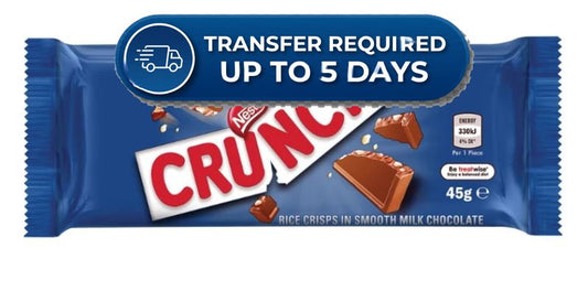 Choccies That Lost Their Shape, Not Their Taste. Nestle Bar Crunch 45g