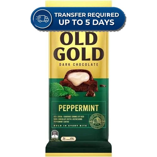 Approaching or Just Over Best Before Date – Cadbury Block Old Gold Peppermint 180g